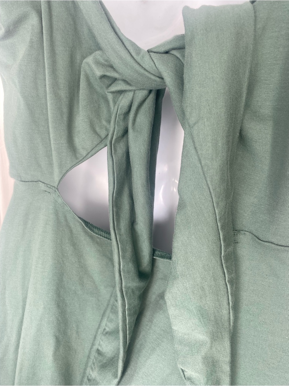 Pact Organic XL Sleeveless Forest Green Midi Dress w Pockets - Picture 8 of 8